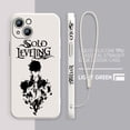 thumbnail image 5 of Funda de teléfono con nivelación individual para Apple, carcasa con cuerda izquierda líquida para iPhone 15, 14, 13, 12, 11 Pro Max Plus, 8, 7, SE, 5 of 5