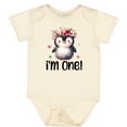 thumbnail image 3 of Inktastic Babys First Birthday Penguin 1 Year Old Girl Girls Baby Bodysuit, 3 of 5