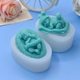 thumbnail image 2 of 1pc, Sleeping Baby Chocolate Mold, 3D Silicone Mold, Sleeping Baby Boy And Girl Candy Mold, Baby Shower Fondant Mold, Baking Tools, Kitchen Gadgets, Kitchen Accessories, 2 of 4