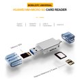 thumbnail image 2 of kurtrusly Nano Memory Card Reader Replacement For Huawei Mate20/P30 Pro NM-Card USB3.0 Gen Type-C TF/NM Card ReaderSilver, 2 of 9