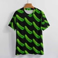 thumbnail image 3 of Pickle Pattern Print T Shirts Basic T-Shirt Short Sleeve Ladies Tee Shirt Summer Graphic Clothing, 3 of 6
