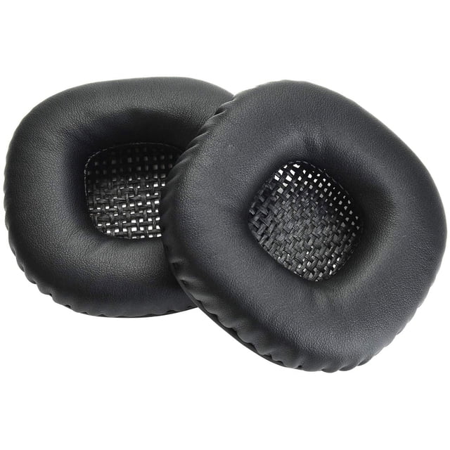 RV Almohadillas de repuesto para auriculares, almohadillas de espuma para auriculares, 1 par (negro) BRILLAR Rojo Verde