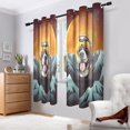 thumbnail image 6 of Dog Mountains Sun Blackout Curtains Thermal Insulation 63 inch Grommet for Bedroom Living Room Bathroom Kitchen Windows 2 Pack, 6 of 6