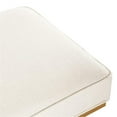 thumbnail image 6 of Michael Amini Belmont Place 17.75" Metal & Fabric Bed Bench in Cream/Bright Gold, 6 of 10