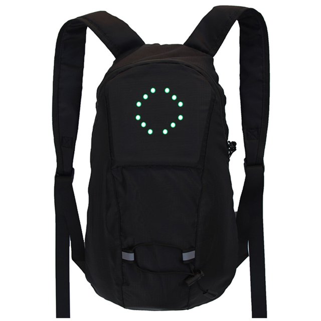 Mochila para bicicletas con pantalla LED de seguridad Ciclismo al aire libre Senderismo Mochilas
