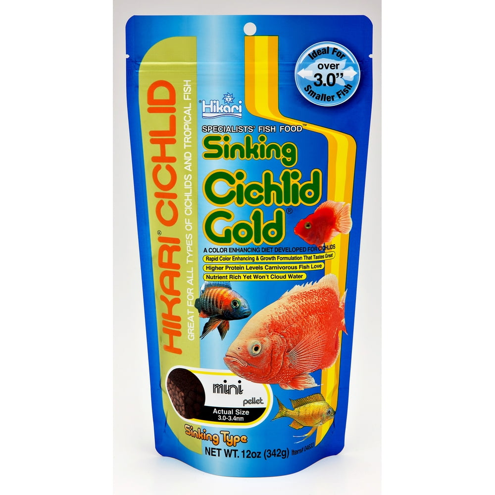 Hikari® Sinking Cichlid Gold® Medium Pellet Fish Food 12