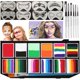 thumbnail image 1 of Kit de pintura facial UDUOLER Professional con plantillas y pinceles, 1 of 8