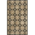 thumbnail image 2 of SAFAVIEH Martha Stewart Kader Floral Geometric Rug, Soft Anthracite/Anthracite, 3'3"x5'3", 2 of 7