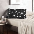 thumbnail image 6 of Hirioo Crescent and Stars for Plush Pillow Cover for Bedroom and Living Room ,Elegant, Comfortable Home Decor-16"x24", 6 of 6