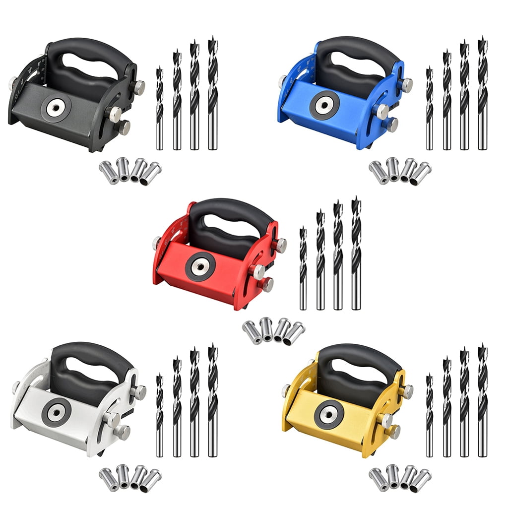 Practical Oblique Hole Locator Positioner Drilling Center Line Scriber Pocket Hole Jig //M10/ Adjustable 0°-90°