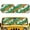 Green Leaves Stripes, variant on FUIALDOLG 70s Hippie Floral Windshield Sun Shade, Cute Shade Heat Shield Foldable, Block UV Rays, 52.95x16.14 inch, Compatible with Car SUV Off-road Vehicle