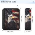 thumbnail image 6 of ALAZA Eagle and Flag Car Seat Belt Adjuster Neck Covers Shoulder Cushions Pads S, 6 of 8