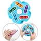 thumbnail image 2 of Cubo mágico giratorio 2 en 1 con doble giro, rompecabezas de mano, juguetes antiestrés para niños y adultos (azul), 2 of 5