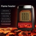 thumbnail image 3 of 3D Dynamic Flame Heater Household Heater Silent And Energy-saving PTC Speed Electric Heater Portable Timeable Electric Heat ,Ultimate Temperature Control, 3 of 7
