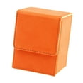 thumbnail image 4 of Caja protectora para baraja de cartas coleccionables con cierre magnético Naranja, 4 of 9