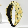thumbnail image 2 of Msgweeeg Headbands for Women's Hair Hairbands for Women's Hair Lemon Headband Women's Knotted Headband Fruit Hair Accessory Suitable for Teachers To Wear for Party and Holiday Dressing, 2 of 2