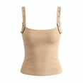 thumbnail image 7 of AnuYalue Women's Summer Tops Square Neck Ribbed Crop Tank Top Fashion Club Streetwear, 7 of 7