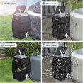 thumbnail image 2 of Cubierta de bomba del calentador KEWITY para jacuzzi impermeable negro, 2 of 5