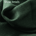 thumbnail image 3 of Cotton linen scarf wide linen wrap cape plain scarf,dark green, 3 of 5