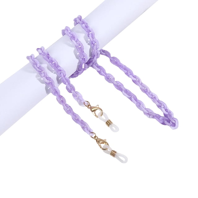 Cordón para para hombres, coloridos soportes para , cadenas para , colr con abrazadera para Púrpura Zulema Retenedor de cadena para anteojos
