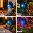 thumbnail image 5 of Diceymbol 2D Halloween Blue LED Glowing Ghost Light Strip with Skull Lantern, 9.84 in Spooky Courtyard Garden Porch Outdoor Decorations, 5 of 10