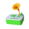 thumbnail image 3 of Reproductor de música con gramófono para niños, juguetes para contar historias, educación, fonógrafo para niños, con 96 tarjetas para niños y niñas, A, 3 of 8