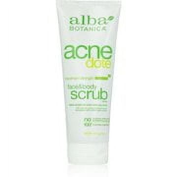 Alba Botanica Natural AcneDote Face & Body Scrub 8 oz (Pack of 2)