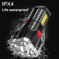 thumbnail image 3 of Linterna táctica LIUYMXG LED impermeable portátil con zoom, 3 of 4
