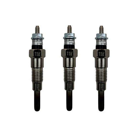 RAParts Set of (3) Glow Plug 129155-77800 Fits Yanmar Tractor F18 F18 (X) F20 FX20