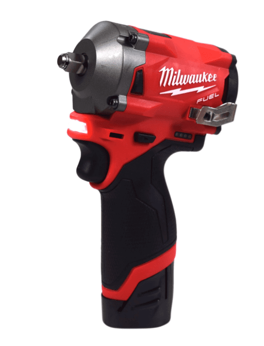 Milwaukee 2554-22 - M12 Fuel 3/8" 12V 2.0Ah Li-Ion Cordless Stubby Impact Wrench Kit