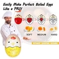 thumbnail image 4 of Cartoon Egg Timer Color Changing Indicators Soft & Hard Boil Eggs Thermometer Kitchen Gadget Tells When Eggs Are Readys A0KF, 4 of 11