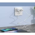 thumbnail image 2 of Enchufe de cargador USB C rápido de 20 W, USB C + USB A Adaptador de carga de energía universal PD&QC 3.0 para iPhone 13,12,12 Mini,Pro,Max,11,11pro,XS,XR,8 Plus,Pad,Air,Samsung Galaxy S21,, 2 of 5