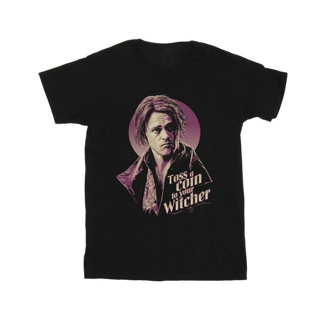 Netflix Mens The Witcher Bard Toss A Coin T-Shirt