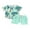 Green, variant on LMLYSoH Infant Boy Summer Clothes Suits Beach Style Tree Print Short Sleeve Crew Neck T-Shirts and Elastic Waist Shorts 2Pcs Set
