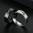 thumbnail image 6 of Dengmore Ring Stainless Steel Couple Matching Rings For Lovers Letter I Love You Holding Hands Valentine Day Gifts, 6 of 6