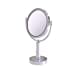 thumbnail image 3 of Allied Brass SH-4/4X Soho Collection 8 Inch Vanity Top 4X Magnification Make-Up Mirror, Satin Chrome, 3 of 3