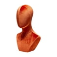 thumbnail image 1 of Xuanheng Mannequin Head Model Hat Rack Display Head for Headdress Headset Scarves Orange, 1 of 8