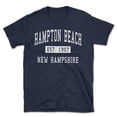thumbnail image 1 of Hampton Beach New Hampshire Classic Established Men's Cotton T-Shirt, 1 of 1