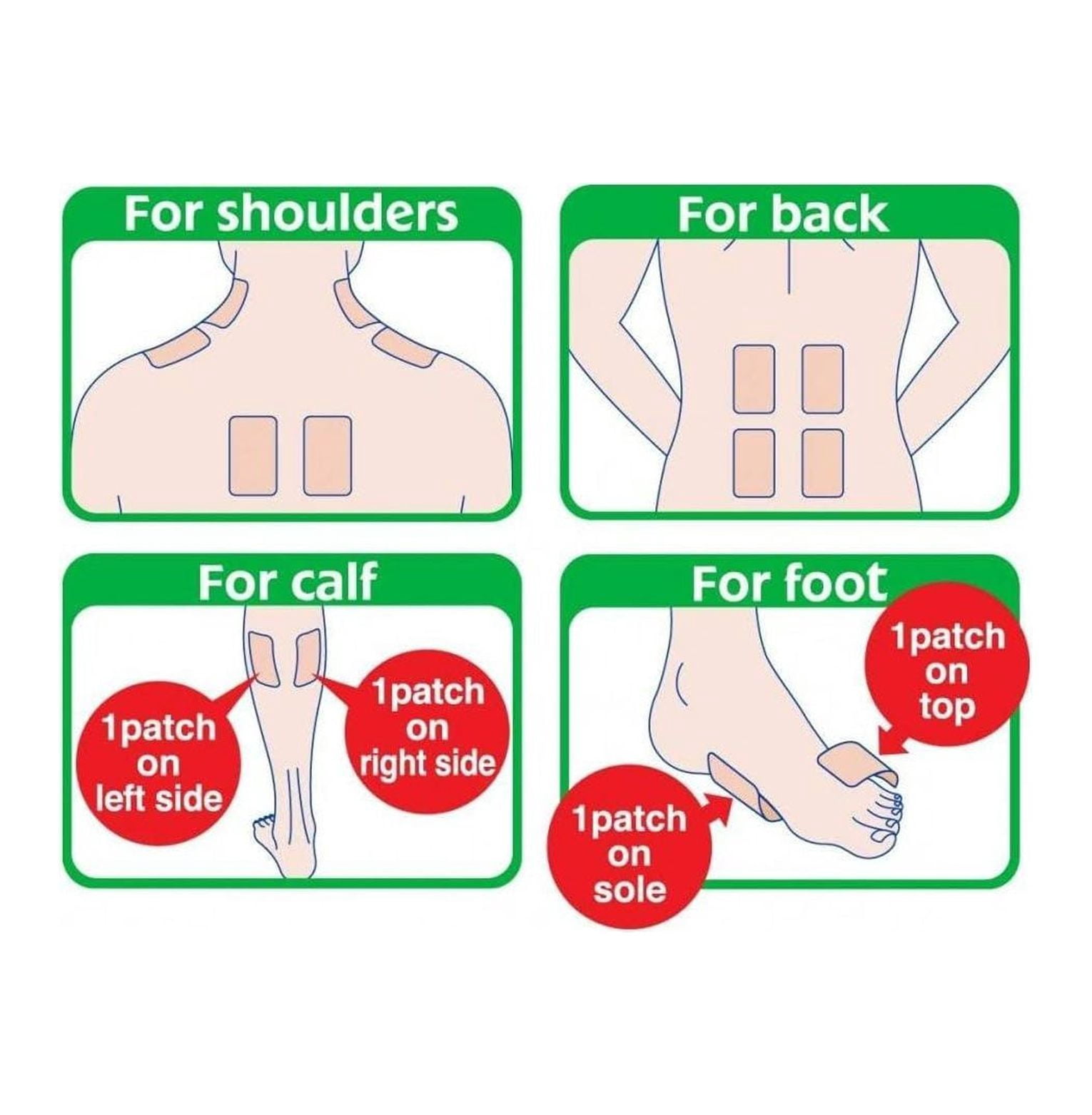 Salonpas Pain Relief Patches 60 Ea - Pack of 3