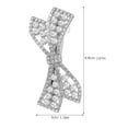 thumbnail image 2 of IFANLANDOR 2Pcs Rhinestone Hair Barrettes with Fake for Bridal Wedding and Party Accessories, 2 of 6