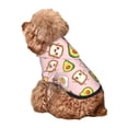 thumbnail image 5 of Honeii Breakfast Print Small Dog Hoodies Pet Hooded Sweatshirts Fall Winter Puppy Cat Sweaters Warm Clothes for Small Dogs Outfits Costume-XX-Large, 5 of 7