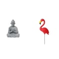 thumbnail image 1 of Figura De Buda Mono, Pájaro, Estatua, Escultura, Adorno Coleccionable En Miniatura, Arte De Jardín, Accesorios De Jardín, Estaca De Flamenco Para Hotel, Patio, Jardín, Vacaciones, Primavera, 1 of 8