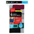 Hanes Men's Value Pack Assorted Boxer Briefs, 6 Pack