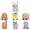 Whole Set-6Pc, variant on WAKUKU Fuzzy Trendy Fun Party Series Blind Box Plush Dolls, 6.7'' Cute Plush Pendant Blind Box, Wakuku Plush Figures Collectible Toys Home Decor, Xmas Birthday Gifts for Adults & Kids