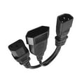 thumbnail image 3 of IEC320 C14 to C13+EU4.0mm Power Extension Cable Converters Adapters Cord Line, 3 of 7