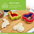 7Penn Crustless Sandwich Cutter and Sealer 24 Piece Set Fun Shaped
