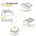 thumbnail image 5 of LLappuil 79" Futon Convertible Sofa Bed, Sherpa Fleece Human Dog Bed, Floor Lazy Sofa Bed for Living Room Pink, 5 of 9