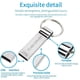 thumbnail image 2 of USB Flash Drive 1000GB Flash Drive High Speed Thumb Drive Rotatable Design Memory Stick for Computer Zip Drive USB Backup Jump Drive - Silver, 2 of 5