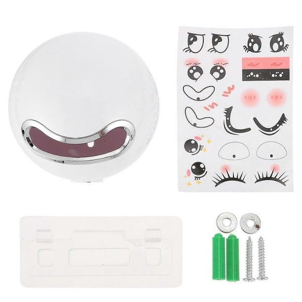 Toilet Paper Holder Wall-Mounted Paper Box Bathroom Wall Storage White 17X17X15 1Set