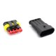 thumbnail image 4 of unbranded 5 Pares Kit De Conectores De Cable 4 Vías Impermeables IP67 Con 4 Pines Para Uso En Automóviles Y Motocicletas, 4 of 8